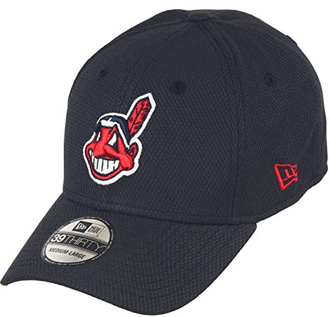New Era Cleveland Indians Blue Red 39Thirty Stretch Cap - M - L