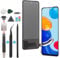 RongZy Replacement for Xiaomi Redmi Note 11S /Redmi Note 11 2201117SG 2201117SI/2201117TG Screen Replacement LCD Display Touch Screen Digitizer Assembly with Kit(Black)