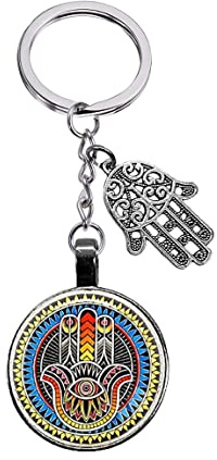 Porte-Clés Original, Porte Clés Main Fatima, Porte Clef Main Fatma, Khamsa, Tafust, pour se protéger Contre Le Mauvais Oeil