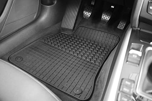 Gummimatten Vorne Gummi Fußmatten Satz für Audi Q5 8R I (2008-2017) - 2-teilig - Passgenau