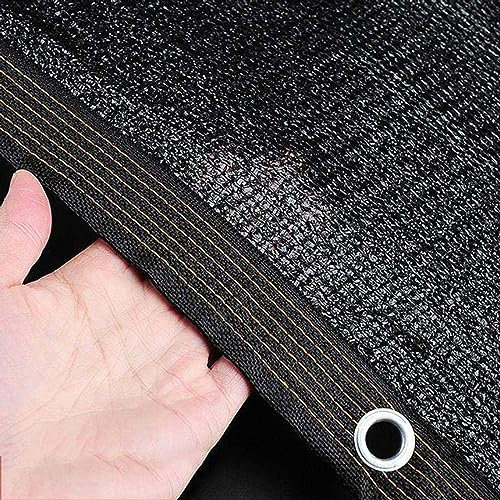 PanHuiWen Voile Ombrage AjouréE Toile Ombrage ImperméAble sur Mesure Voile Dombrage Filet D'Ombrage Tente D'Ombrage Filet Dombrage Noir,4x5m