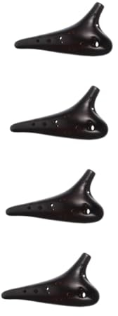 Supvox 4 Sätze Okarina Laute 12-loch Einheimische Instrumente Todespfeife Didgeridoo Professionelles Performer-geschenk Musikalische Flöte Musikinstrument Ballade Keramik Kind