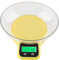 Jerliflyer Bilancia Alimentare Digitale, Bilancia Alimentare Digitale con Display LCD Bilancia Alimentare da Cucina Bilancia Alimentare Digitale Multifunzione da Cucina con Ciotola WH-B21LW(Giallo)