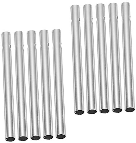 SEWOART 10 Stück Windspiel-ersatzröhren Aus Aluminium Für Garten DIY-Windspiel-Set Zum Selbermachen