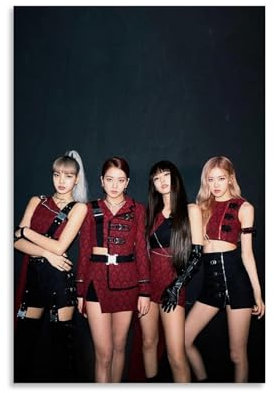 Blackpink Poster, Musikposter, Albumcover, Poster, dekorative Gemälde, Leinwand, Wandposter und Kunstdrucke, modernes Zuhause, Schlafzimmer, Dekoration, Poster, 30 x 45 cm, ungerahmt