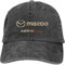 YIESONE Auto Baseball Cap, für Mazda MX-5 2010-2024 Auto Baseballkappe Autoplakette Herren Damen Kappe Verstellbar Basecap Cap Accessoires,A-S