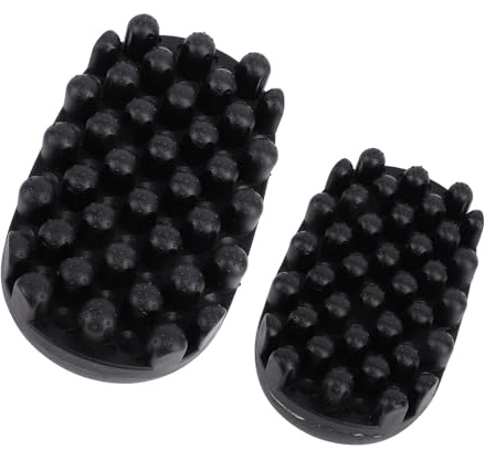 Haarrammschwamm, 2 Stück Gummi Curling Haarbürste, Waschbarer Lockenkammshaarstyling, Täglicher Gebrauch, Reise, für Frauen, Mädchen und Jungen