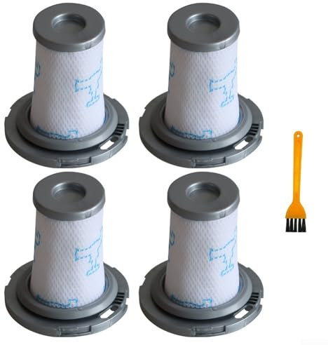 Lot de 4 filtres lavables de rechange pour aspirateur Xforce Flex 8 60, X Pert 6 60