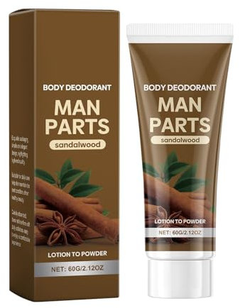 Antitranspirant pour Hommes,Crème Déodorante Anti Odeurs Corporelles - 60g Déodorant offrant un Contrôle des Odeurs Longue Durée et un Effet Nourrissant pour Gym Entraînement Sport Temps Chaud