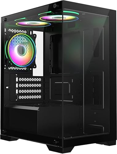 Blizzard Mini Gaming PC Desktop Black : AMD Ryzen 5 5500GT, GTX 1660 Super 6GB, 16GB RAM DDR4, 512GB SSD NVMe, 500W PSU 80+ Bronze, ARGB, Wi-Fi, Windows 11 Pro, White Case