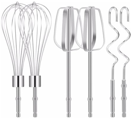 YIXANNX Strong and Reliable Egg Mixer Beaters Convenient and Practical Hand Mixer Beaters Whisk Attachments Parts Electric