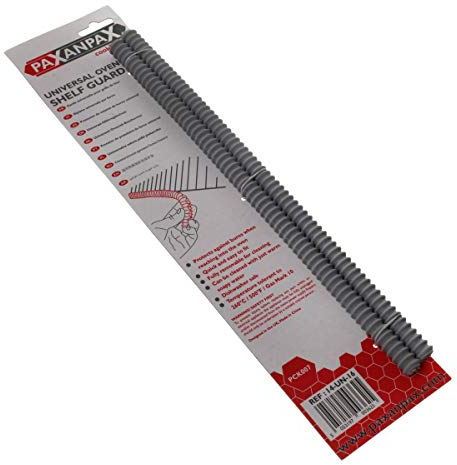 Paxanpax 5060080675326 PCK007 Universal Premium Protecta Oven Shelf Guard-Pack of 2, Plastic, Black