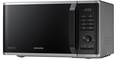 Samsung MG23K3515AS Forno Microonde con Grill, 23 Litri, 20 programmi di cottura automatica e funzione mantieni in caldo