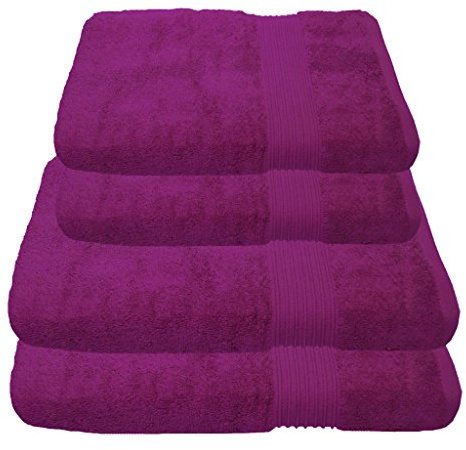 Julie Julsen Handtuch Set 2X Duschtuch 2X Handtuch Fuchsia/in 23 Farben erhältlich weich und saugstark