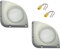 Sound-way 2 Entretoises Haut-Parleur avec Grilles Supports Enceintes Compatible avec Fiat Punto II
