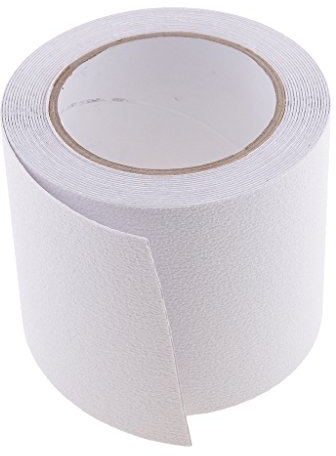 Sharplace Antirutschband Klebeband Selbstklebend Treppen Antirutschstreifen aus Gummi, Weiß 5mx100mm