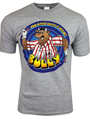 Bullseye TV Show Darts Cant Beat a bit of Bully Offizielles graues T-Shirt Gr. XXL, grau