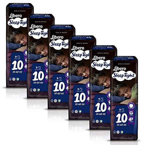 Essity Italy Libero Sleeptight Mutandina Assorbente Notte 10 35-60kg 9 Pezzi