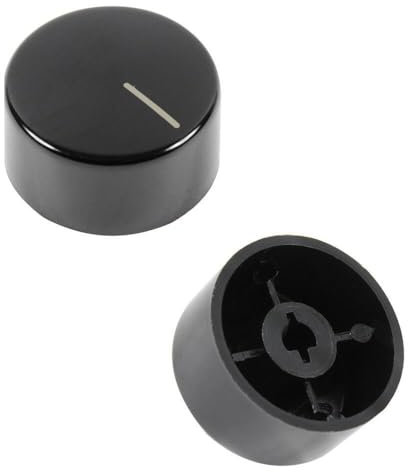 sparefixd Black Hob Control Knob Switch Dial to Fit Electrolux Gas Hob