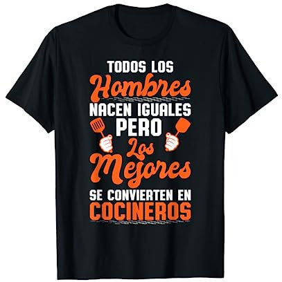 Todos Los Hombres Nacidos Cocinero Cocina Hombre Regalo Camiseta