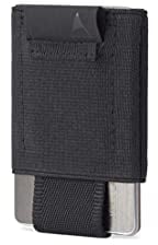 Gomatic Slim Wallet Credit Card Holder - Holds 4-15 Bank Cards, Pull-Tab for Easy Access, Thin, Modern & Compact Card Holder, Minimalist Wallet, Gadget - Black