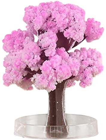 Frdun Albero della vita magico in carta Sakura Albero di Cristallo Scrivania Fiori di Ciliegia Giocattolo Albero della Vita Personaggi