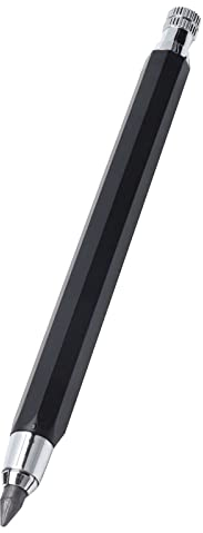 Porte-Mines Crayon d'embrayage d'art, Crayon Automatique en Acier Inoxydable de 5,6 mm Crayons mécaniques Portables pour la rédaction, l'ombrage, l'artisanat, l'esquisse, Le Travail du Bois