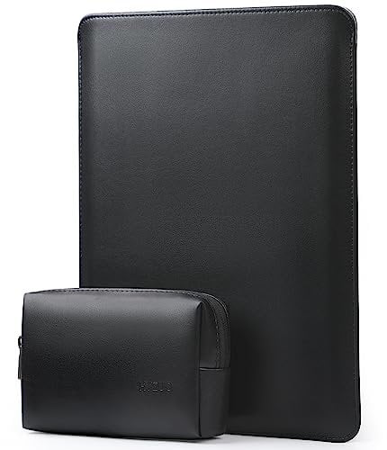 HYZUO 15-16 Inch Laptop Sleeve Case Slim Cover Bag Compatible with 2019-2021 MacBook Pro 16 M1 Pro Max A2485/MacBook Pro 15/15 Surface Laptop 4 3/Dell XPS 15/Samsung Galaxy Book Flex/Pro 15, Black