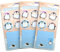 WAYTEX 300 Haftnotizen, wiederverwendbar, Fantasie, niedliche Tiere, 3 Aufsteller mit 100 Notizen, 4 Mini-Blöcke in Pinguin-Form und 1 quadratischer Block 8 x 8 cm, bedruckt