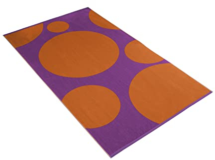 Vossen Maxi dots Strandtuch 100 x 180 cm Violet