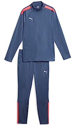 PUMA Herren Teamliga Tracksuit Trainingsanzug, Inky Blue-Fire Orchid, S