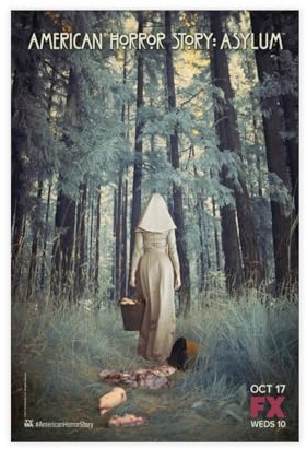 DEZARO American Horror Story Asylum – Filmposter auf Leinwand, Poster, Wandkunst, Dekor, Bild, Gemälde für Wohnzimmer, Schlafzimmer, Dekoration, ungerahmt, 30 x 45 cm