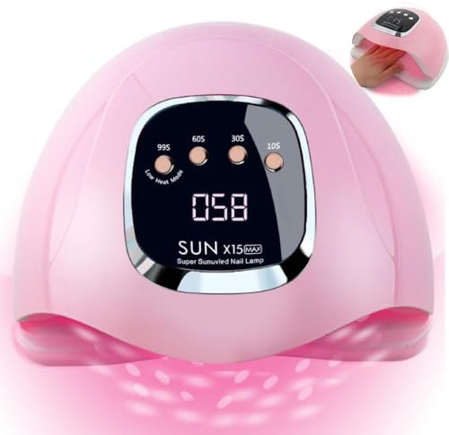 Pink Lady Nail Dryer Lamp Sun X15 Max 280W High Power 66LEDS Fast Curing Auto Sensing Dryer UV LED Ice Lamp Pedicure Light Drying Gel Polish Nail Art
