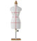 1/4 Weibliche Schaufensterpuppen Torso Mit Runden Ständer Holznähung Schaufensterpuppen Körperstativ -ständer -kleidungsausstellungsmodell Zum Nähen