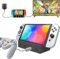AriKroii Station de Charge Compatible avec Nintendo Switch/OLED, Dock TV avec Adaptateur HDMI 4K/1080P, 4 Ports GC et 6 Emplacements de Jeu