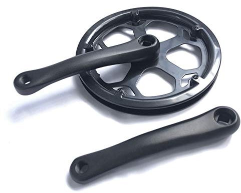 Skdvy Guarnitura Bici,Guarnitura Perno Quadro Polopiling Bici CrankSet 48T Foro Quadrato 170mm CrankSet Bicycle Set Pignone