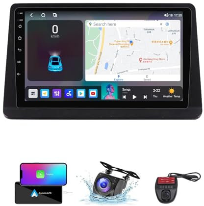 ZZPHKK Android 13 Autoradio für Mitsubishi Pajero 2 V30 V40 V20 1991-2004 mit 9 Zoll Auto Stereo Radio mit 4G WiFi Carplay Android Auto Bluetooth 5.0 GPS FM/RDS Radio SWC Rückfahrkamera(NF-3)