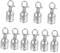 OKUMEYR Lot De 10 Embouts De Corde Avec Mousqueton Pour Isolation De Sécurité