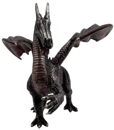 CHENGLI Schattendrache - Realistisch Fliegender Drache Schattendrache- Schwarz Plastic Dinosaur Figures mit Flügeln Geburtstagstorte Dekoration, Partyzubehör, Back School Toy für Jungen und Mädchen