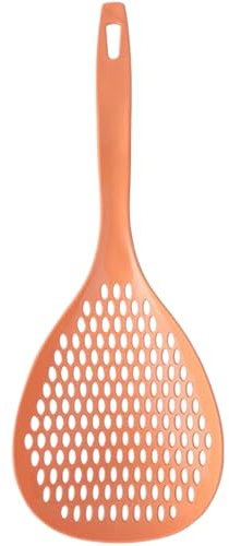 CAKEEYUM Slotted Spoon, 5x14 Silicone Slotted Spoon with a Lengthened Handle & Hanging Hole, Heat-Resistant Practical Multi-Use Skimmer for Cooking & Straining Food Slotte