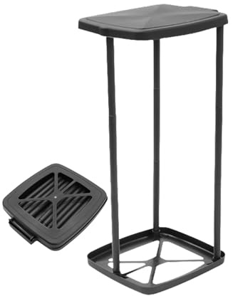 Trash Bag Holder Stand - Rubbish Bin Frame, Telescopic Garbage Support | Adjustable Waste Collection Rack, Portable Refuse Storage Stand, Foldable Litter Organizer for Living Room, Yard, Lawn, Camping