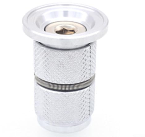 Yhenlovtt Aluminiumlegierung für Fahrrad-Headset-Gabel-Expander für 28,6 mm Stahl/Aluminium/Kohlefaser-Gabeln mit Schraubschlüssel oben, 41 x 28,6 x 28,6 mm Größe