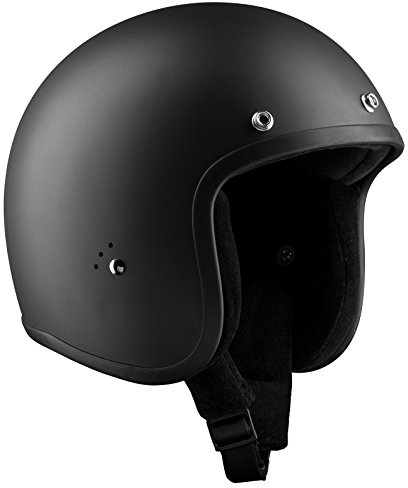 Bandit Helmets Jethelm ohne ECE Mattschwarz, Sports-Farbe:matt schwarz;Größe:S (55-56cm)