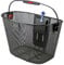 KLICKfix Unilux Bicycle Bag Basket Black Handlebar Basket, 16 L