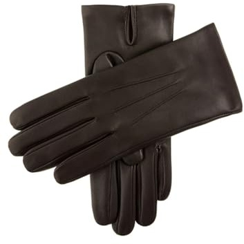 Dents Bath Men's Classic Cashmere Lined Leather Gloves