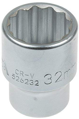 Vielzahn Steckschlüssel 3/4 Zoll Antrieb 12-kant Stecknuss (SW 32 mm)