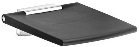 Keuco 34983010037 Klappsitz Plan Care Sitzfläche 450 mm, verchromt / schwarzgrau