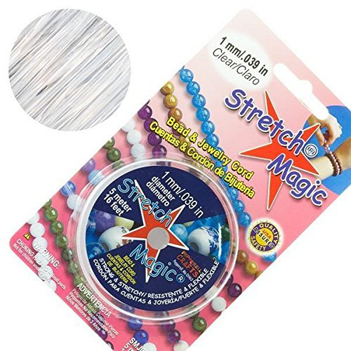 Stretch Magic 1 mm trasparente elastico filo bobina da 5 m