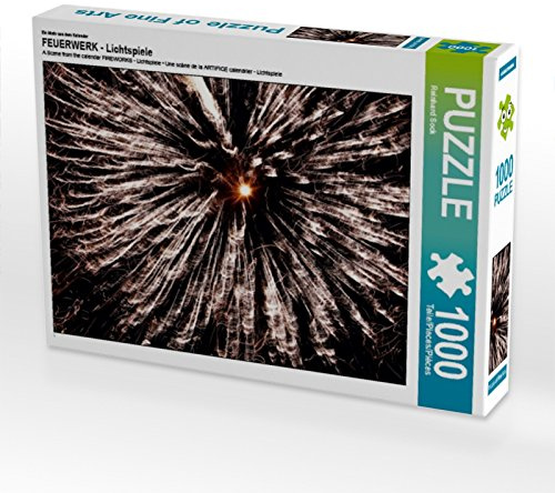 CALVENDO Puzzle EIN Motiv aus dem Kalender Feuerwerk - Lichtspiele | 1000 Teile Lege-Größe 48 x 64 cm Foto-Puzzle für glückliche Stunden