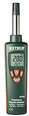 Extech RH390 Precision Psychrometer, Humidity, Dew Point, Wet Bulb